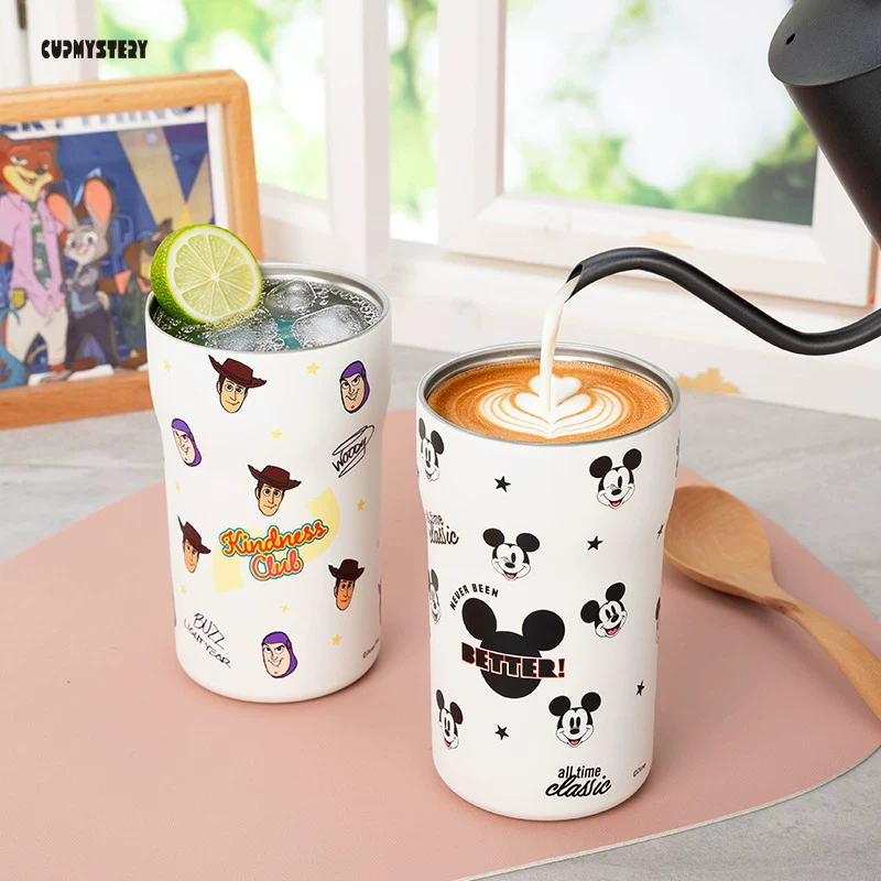 Cupmystery Zootopia кофе термос кружка для девочек милая соломинка кружка, повседневная портативная двойная чашка
