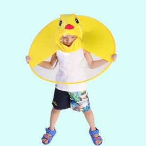 儿童雨衣带书包位防雨神器