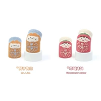 Голубой лев + красная клубника (2 пары)