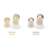 Утка цвета хаки + щенок рисово-белый (2 пары)