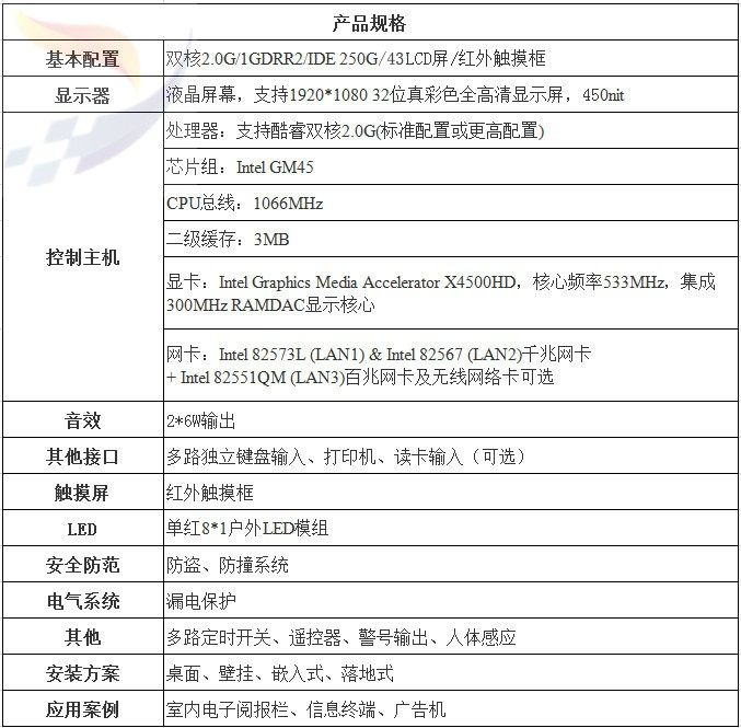 43寸人民日报双屏电子阅报栏可触摸双屏立式查询机户外广告机_洛必达网