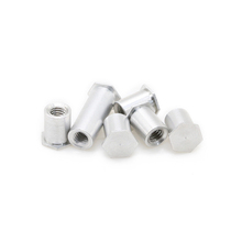 Aluminium blind hole press riveting nut column M4 blind hole aluminium press riveting nut column BSOA aluminium press riveting nut column for aluminium plate