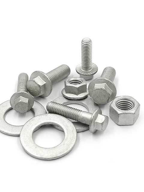 Darkro flange screw M6M8M10 outer hexagonal flange surface bolt GB5789 Darkro bolt nut