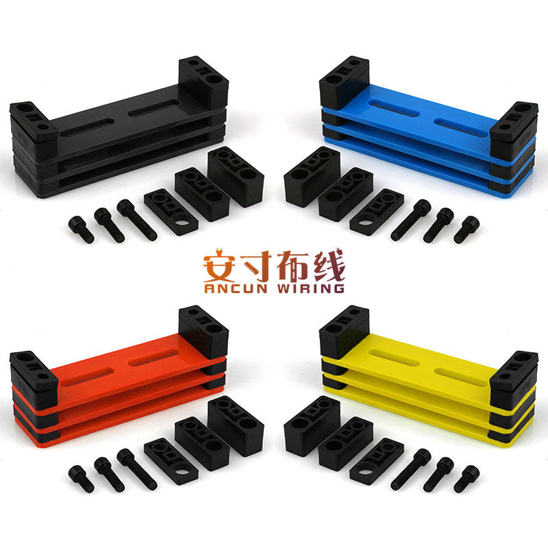 塑料固线器压线板:环保阻燃,四色可选,让你的电线管理焕然一新!-综合布线-淘宝好物网