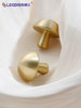 Creative Stylish Cute Mushroom Brass Cabinet Door Handle French Kidsren's Room Cabinet Wardrobe Cabinet Drawer Door Handle