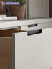 Lideshi Modern Minimalist Recessed Drawer Cabinet Door Concealed Handle Slot-In Built-In Wardrobe Cabinet Door Handle