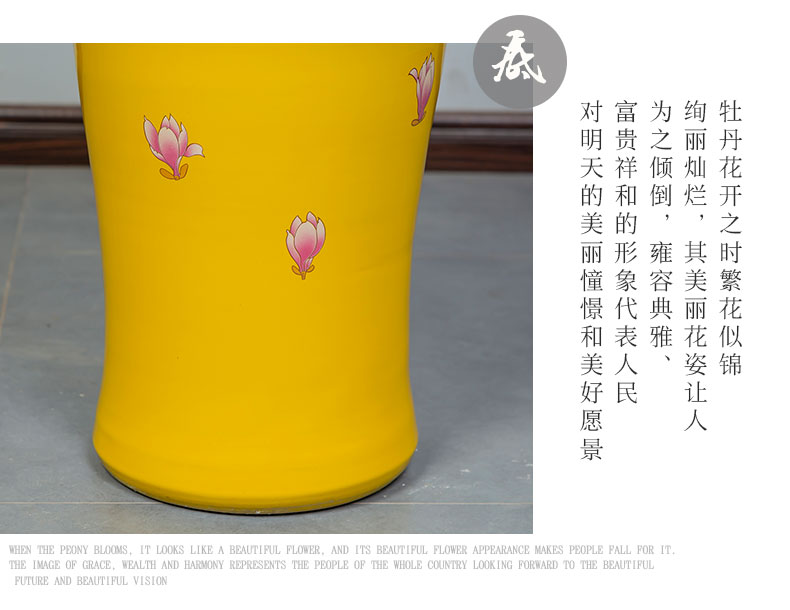 Large vases, jingdezhen ceramics home furnishing articles sitting room adornment hotel opening gifts oversized bottles