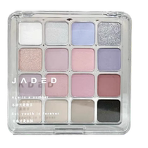 Checkered 16-color eyeshadow palette pink brown honeydew new color eyeshadow matte pearlescent sequin blush autumn and winter niche student girls