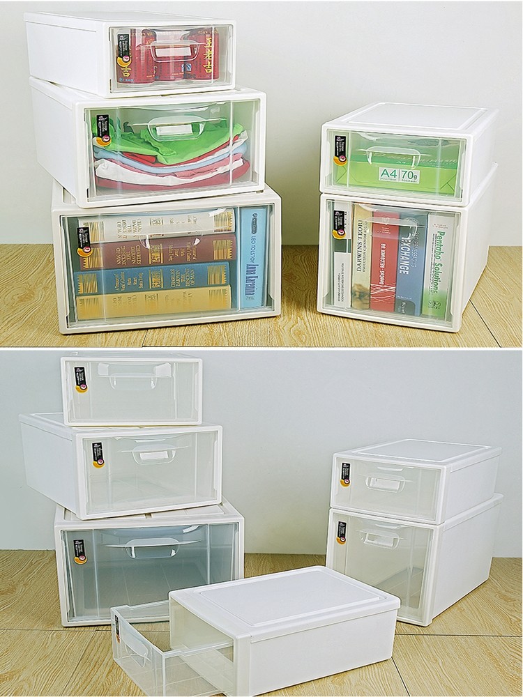 Haiji Drawer Cabinet Japanese container box single - layer combined closet locker