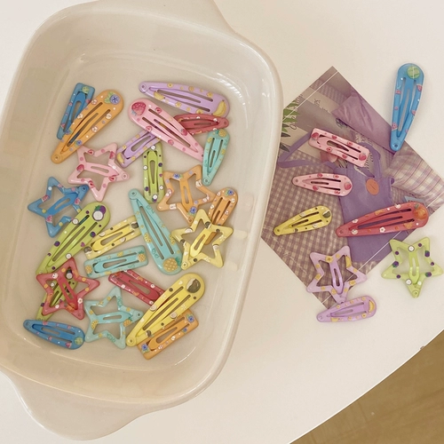 Детская милая заколка для волос, челка, шпильки для волос, аксессуар для волос