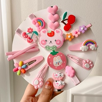 Розовая клубника, комплект, 14 шт