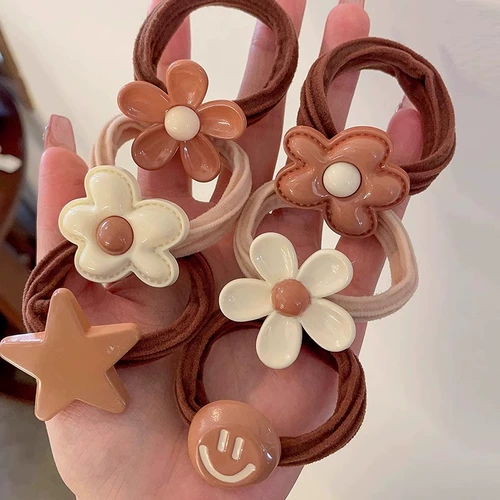 Веревка для волос для девочек, плетеная резинка для волос для маленьких девочек, новый стиль 2025, высокая эластичность и долговечность для девочек, не повреждая веревку для волос