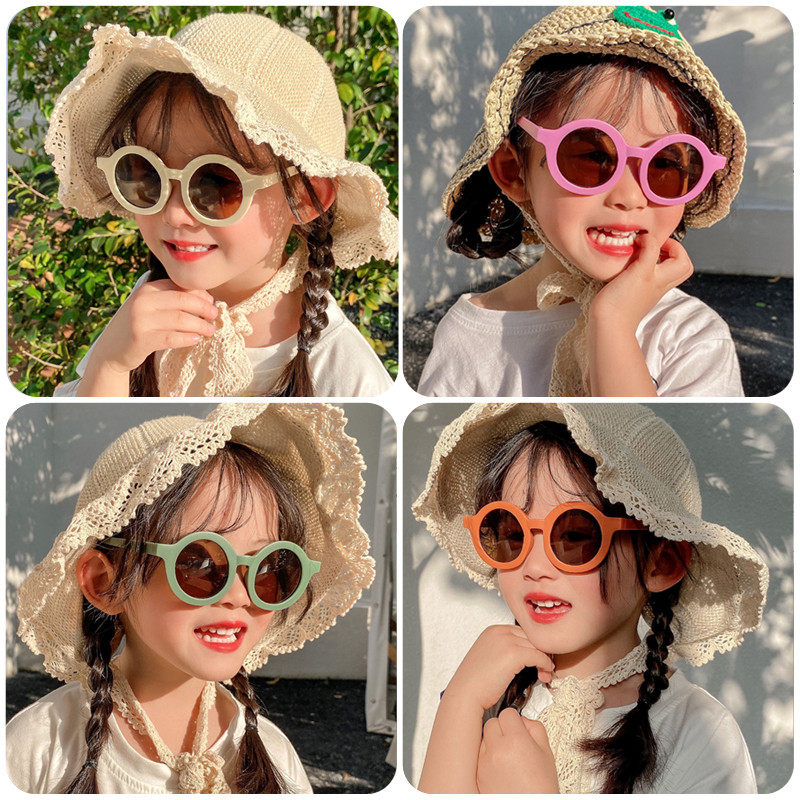 Children sunscreen sunglasses boy girl baby sunglasses wave boy girl summer polarized anti-UV glasses-Taobao