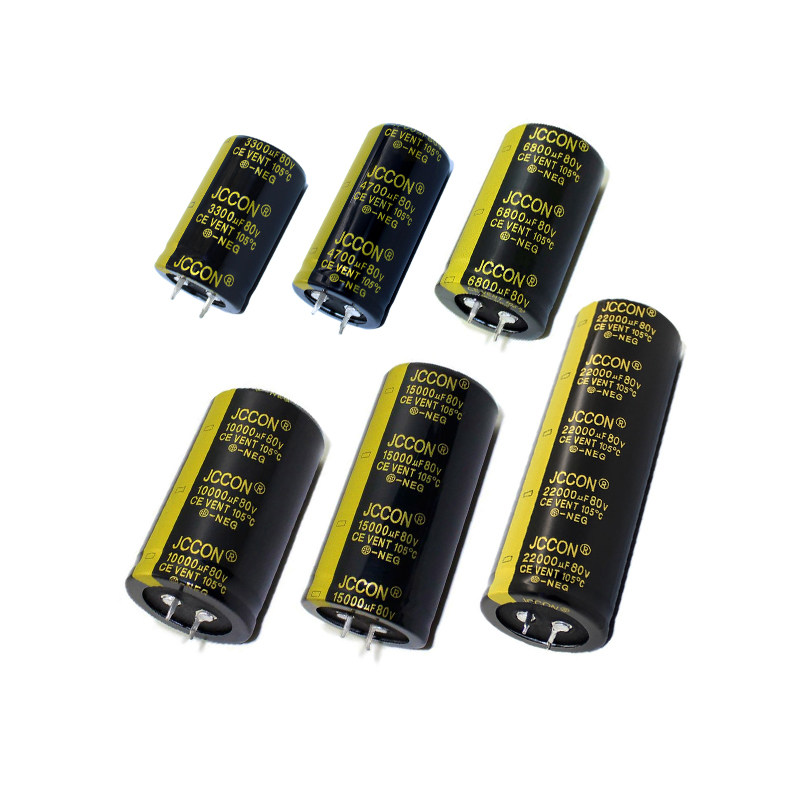 80v3300/4700/6800/10000/15000/22000uf音响功放全新牛角电容