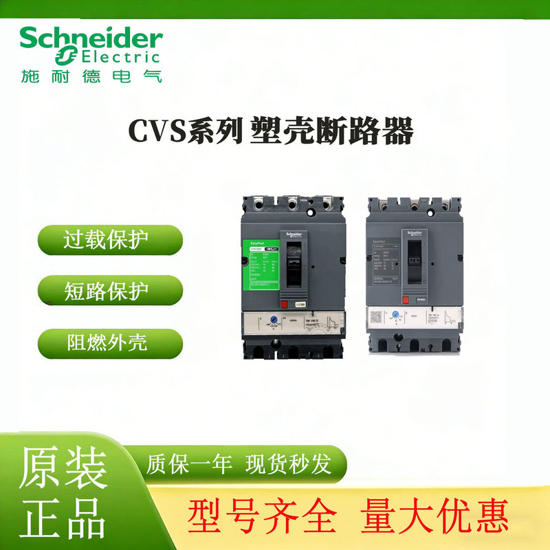 Original Schneider Molded Case Circuit Breaker Cvs160 Cvs250 Cvs400 Cvs630F/N/H Air Switch Original Schneider Molded Case Circuit Breaker Cvs160 Cvs250 Cvs400 Cvs630F/N/H Air Switch