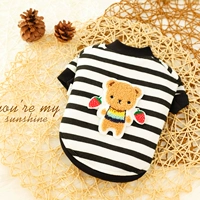 Черно-белый клубничный мишка (осенне-зимний стиль)