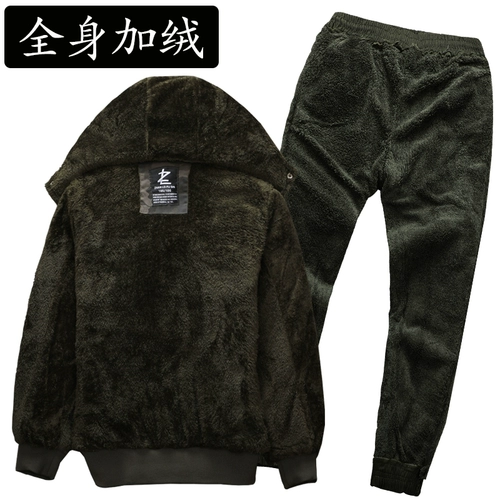 Утепленный камуфляжный осенний демисезонный комплект, комбинезон, хлопковые износостойкие штаны, рабочая одежда