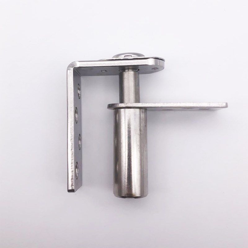 Stainless steel world rotating shaft Wooden door bathroom upper and lower hinge world hinge Invisible hidden door shaft rotating hinge