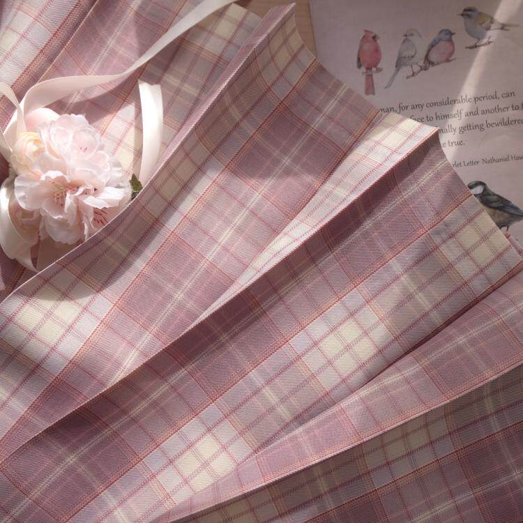 Kasugabe (Sha Ling women) spot original pink plaid skirt jk uniform orthodox girl pleated sweet