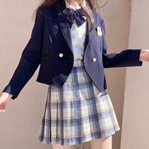 Kasuga (floating gold) first edition spot original Orthodox dress pleated spring and summer blue jk uniform girl
