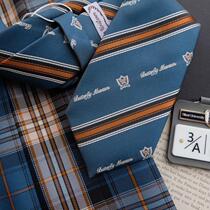 Kasukabe (Sea Island letter) original matching bow tie spot jk uniform small accessories blue orange