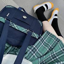 Kasugabe (Lindie Girls High School) spot original dark green plaid skirt jk uniform orthodox girl pleated school sense