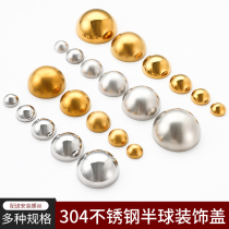 Hemispherical 304 stainless steel advertising nails mirror nails decorative nails decorative cover acrylic plate glass nails advertising screws