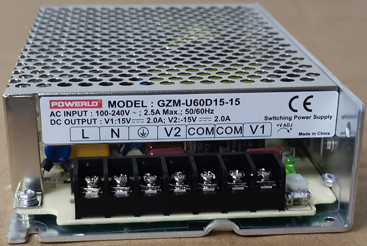 Shenzhen Xinxing/Gzm-H/U60D15-15/Positive and Negative ±15V2A/Laser Marking Machine/Multiator Switching Power Supply