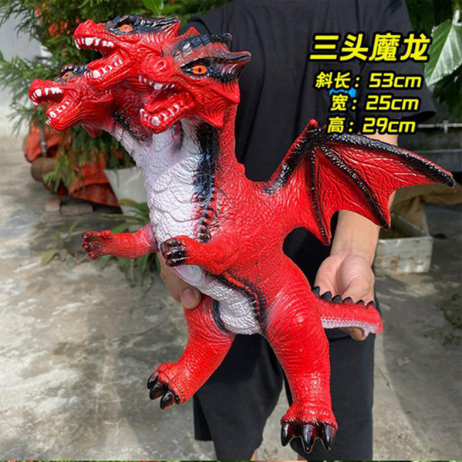 Will scream soft gum dinosaur big number toy children Jurassic World Boy emulated tyrannosaurus dragon model gift