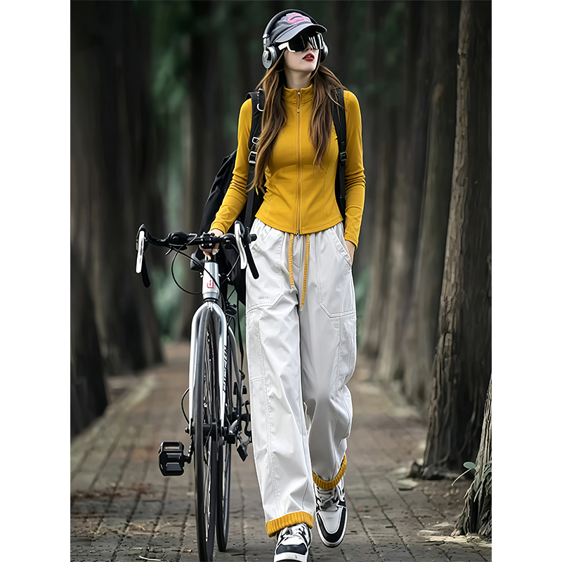 Very Stylish Casual Sportswear Set for Women, 2026 New Model, Age-Reducing and Slimming, Stand-Up Collar Cardigan and Wide-Leg Pants Two-Piece Set Very Stylish Casual Sportswear Set for Women, 2026 New Model, Age-Reducing and Slimming, Stand-Up Collar Cardigan and Wide-Leg Pants Two-Piece Set