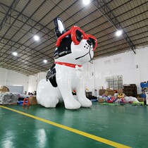 Customized event arrangement props inflatable single dog Dalmatians husky lucky dog inflatable model