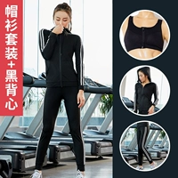 Куртка с капюшоном, штаны, жилет, комплект, 3 предмета