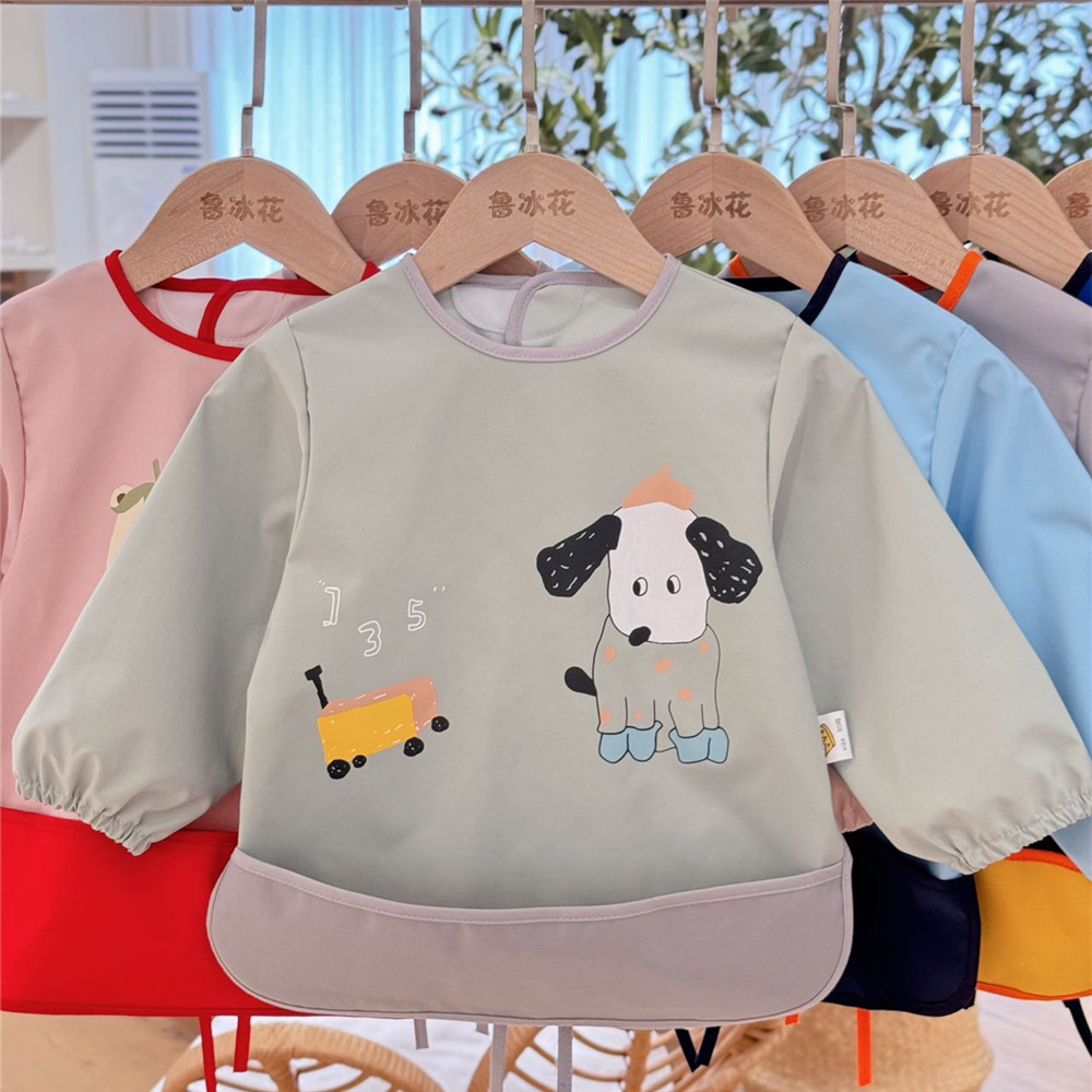 Waterproof children's smock, baby's anti-fouling rice coat and painting coat