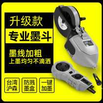 Ink bucket 30 m thread woodworking automatic scriber hand wooden bucket thread plastic spring thread ink thread cotton thread scriber tool