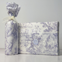 22g retro French purple spring outing picture ready-made gift packaging Sydney paper translucent moisture-proof lining paper customization