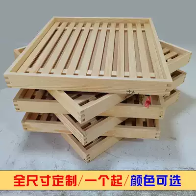 Chinese pastry display tray West point tray Wooden dessert bread plate Cake shop dessert baking wooden box customization