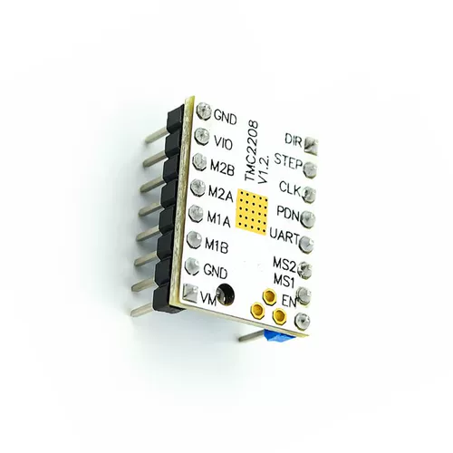 3D -аксессуары принтера TMC2208 Стальный двигатель Драйвер v1.2V2.0 Тихий 256 сегментированный пик ток 2A 2A