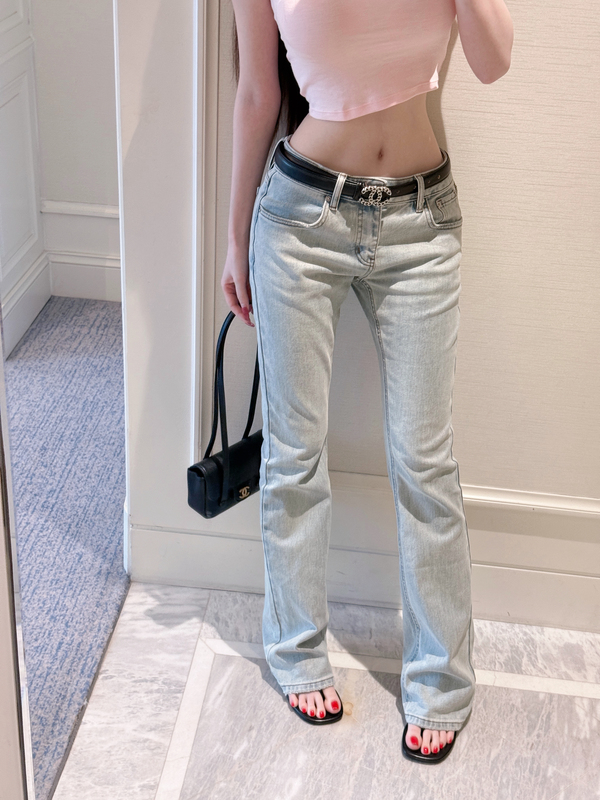 Tutu【Supermodel Hip-Lifting Pants】95% Cotton/Slim Fit Versatile Straight-Leg Heavy-Duty Washed Jeans # Ck1802 Tutu【Supermodel Hip-Lifting Pants】95% Cotton/Slim Fit Versatile Straight-Leg Heavy-Duty Washed Jeans # Ck1802