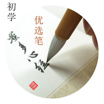 Jing Mo Xuan brush Yangao beginner professional small and medium Kai brush adult primary and secondary school students Chinese painting running script cursive script and wolf brush writing room four treasures calligraphy calligraphy painting brush