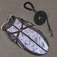 [Синий серый+1,5 метра черной отражающей круглой веревки]