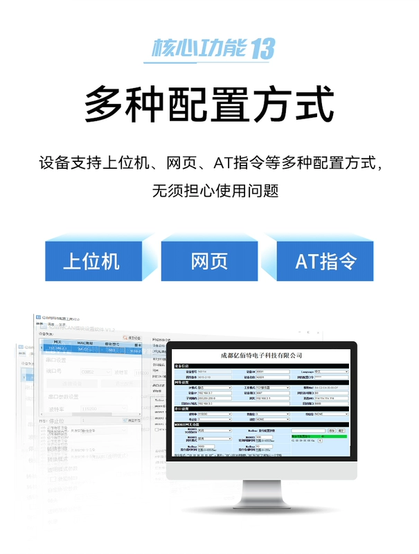 [Yibyte] Cổng nối tiếp TTL sang mô-đun Ethernet mô-đun vá lỗ tem IPV4 truyền trong suốt Máy chủ ModBus TCP/IP cổng siêu mạng RTU cổng MQTT