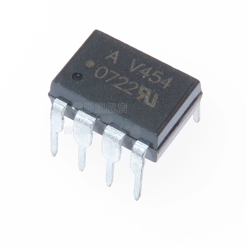 Оригинальный подлинный HCPL-V454-000E DIP8 OptoCoupler Silk Prindted AV454