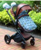 Детский спальный мешок, коляска с аксессуарами для новорожденных, удерживающие тепло ветрозащитные носки, тележка с зонтиком, универсальный дождевик, демисезонная подушка