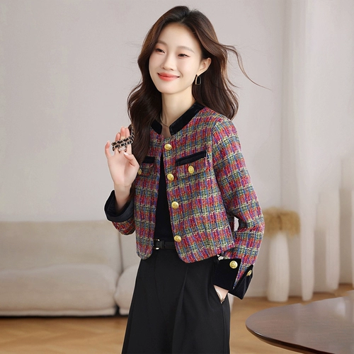 Весенняя элитная модная куртка, в стиле Шанель, 2025 года, по фигуре