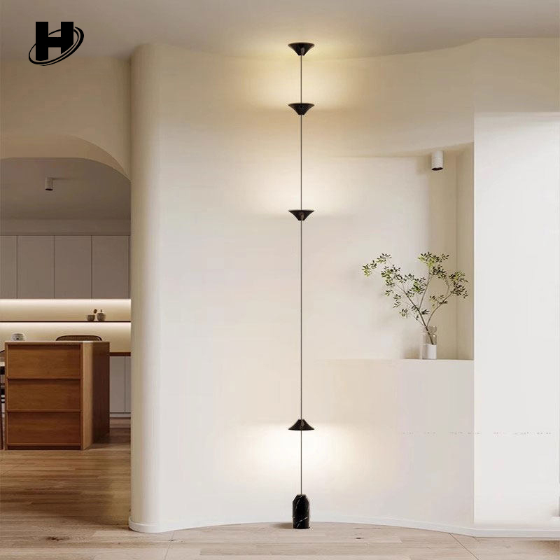 Minimalist Bedroom Bedside Pendant Light, Living Room Background Wall Hourglass Floor Pendant Light, Sofa Side Corner Ambient Light