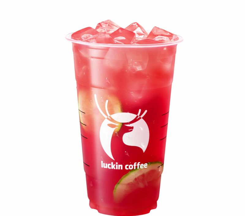 Luckin Grape Freshly Cut Lemon Tea Extra Large Cup - Takeaway Only Luckin Grape Freshly Cut Lemon Tea Extra Large Cup - Takeaway Only