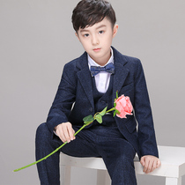 Primary School students host suit suit children Korean version of gentleman British style boy piano performance full set of spring