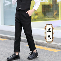 Boys suit pants solid color foreign fashion performance clothes boys catwalk show small suits boys pants spring and autumn