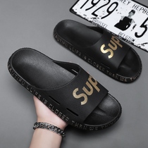 Thick-bottom deodorant slippers for mens summer home bathroom bathing indoor non-slip stomping shit feeling Mens cool womens summer