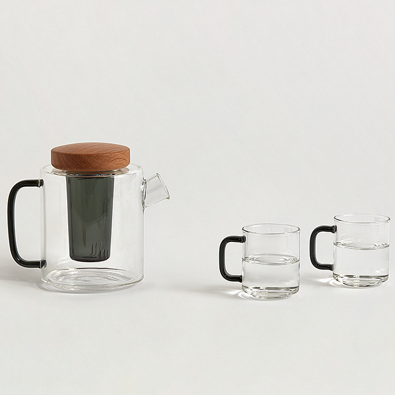 A few to Norman series teapot set simple heat-resistant Nordic Tea Kettle tea set High Borosilicate glass teacup